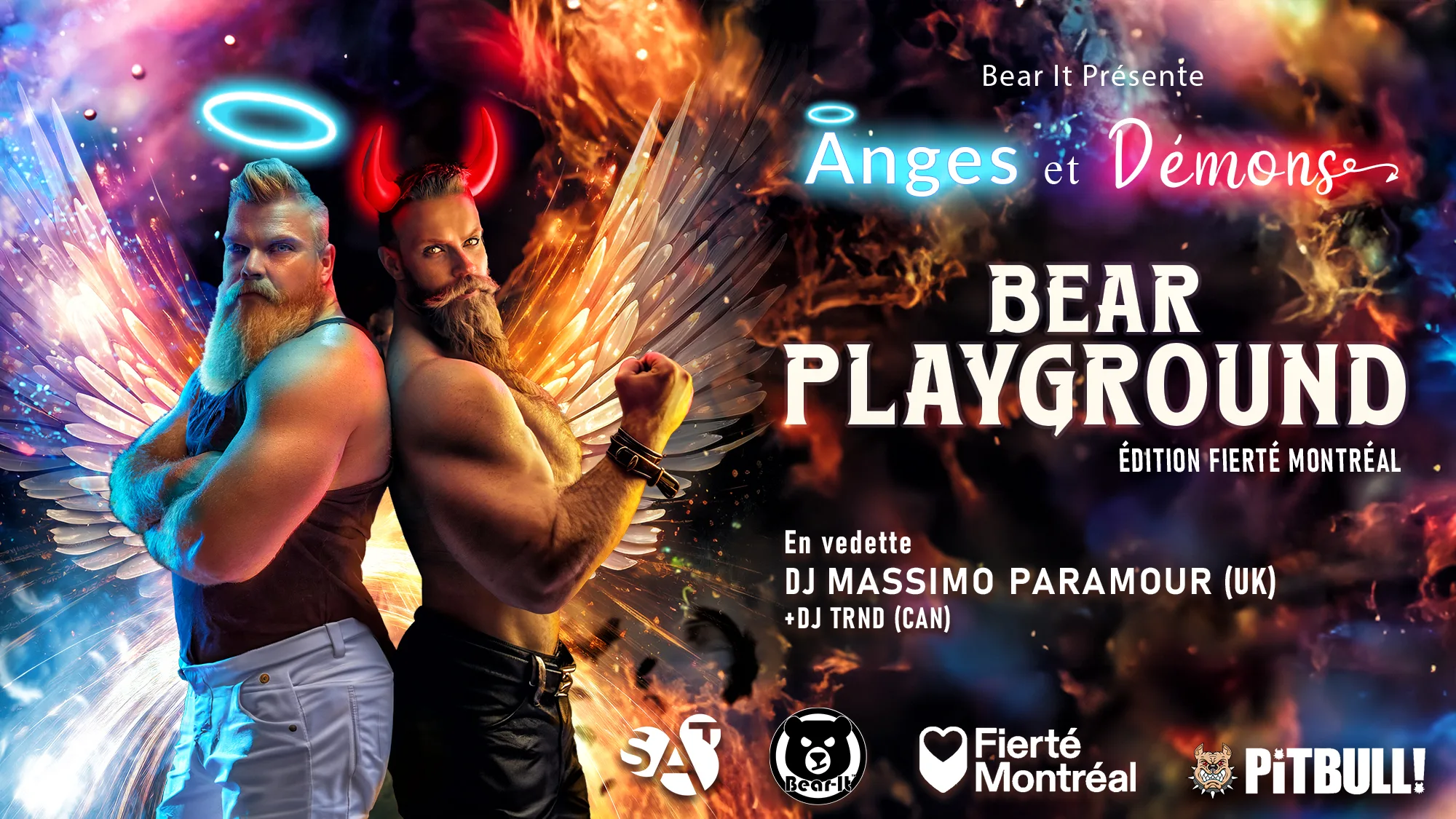 BEAR PLAYGROUND – Anges et Démons Édition FIRETÉ Montréal